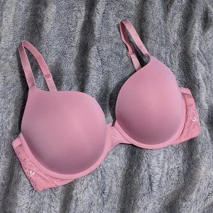VS Rose Pink Perfect Shape Full Coverage Push Up T-Shirt Bra 36DD